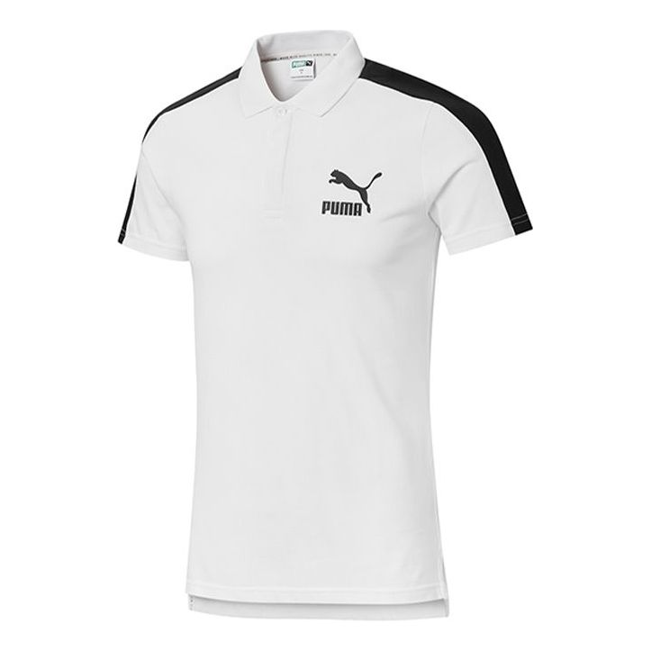 Polo majica Puma Iconic T7 Polo Shirt Bijela | 530015-02