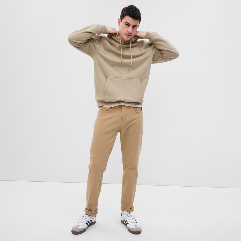 Jeans GAP Denim Pants Slim Cashew Crunch Bež | 595740-00