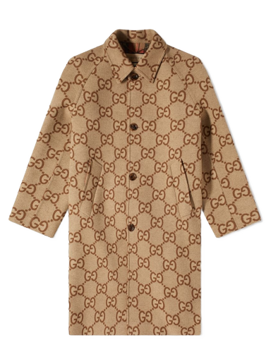 Kaputi Gucci GG Car Coat Camel Smeđa | 698708-ZAIT6-2183
