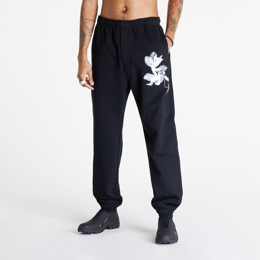 Trenirka Y-3 Graphic French Terry Pants UNISEX Crna | IN4339