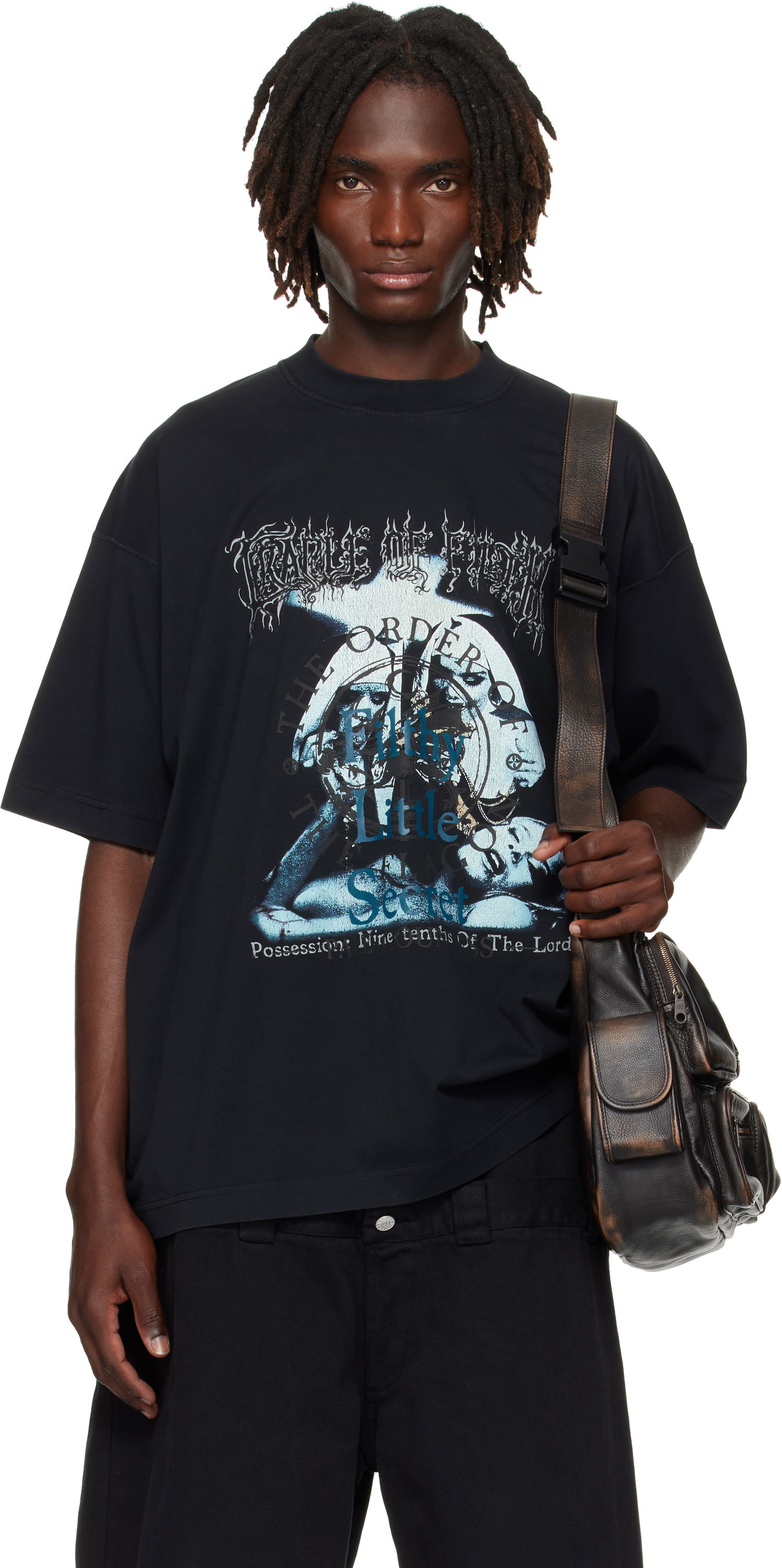 Majica kratkih rukava VETEMENTS VETEMENTS Cradle of Filth 'Filthy Secret' Oversized T-Shirt Crna | UCF76TR600B, 0