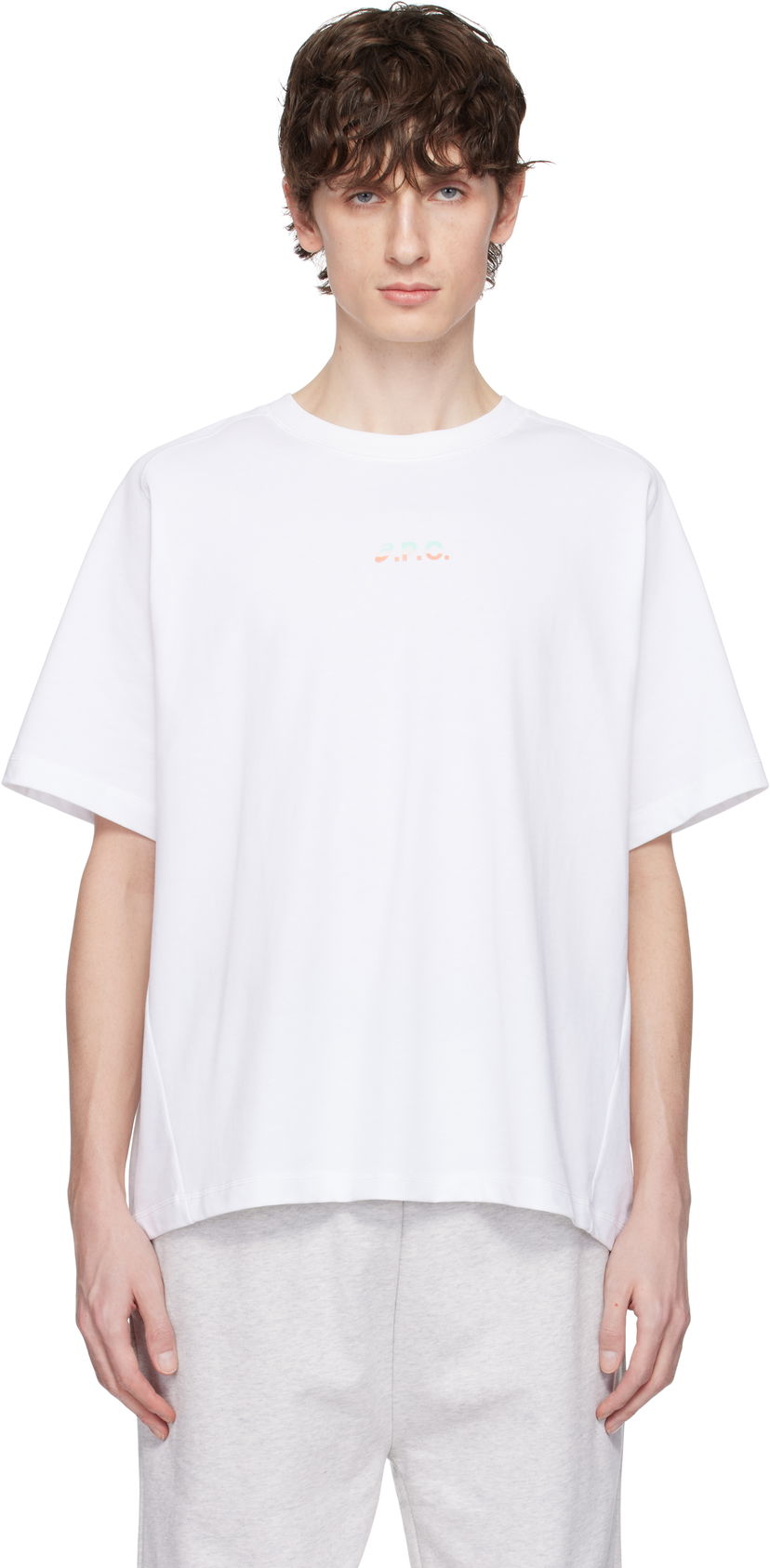 Majica kratkih rukava A.P.C. A.P.C. ASICS Edition Wind T-Shirt Bijela | COEAV-H26453