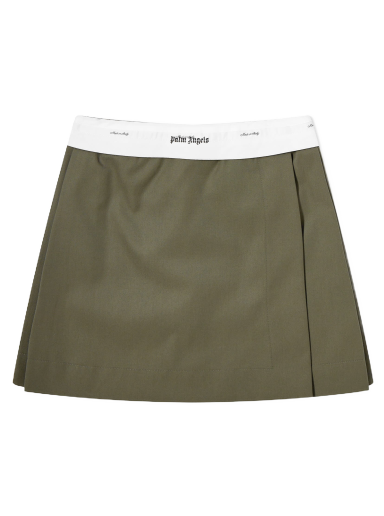 Suknja Palm Angels Reversed Waistband Skirt Zelena | PWCU001S23FAB0015601