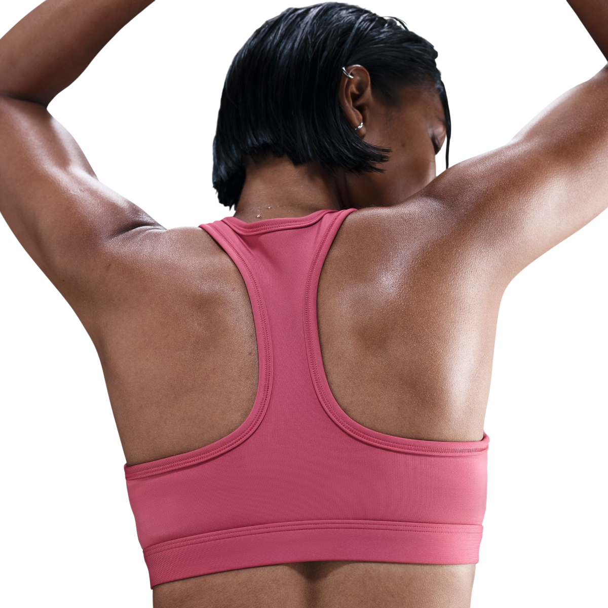 Grudnjak Nike Swoosh Medium Padded Sports Bra Tamnocrvena | dx6821-635, 1