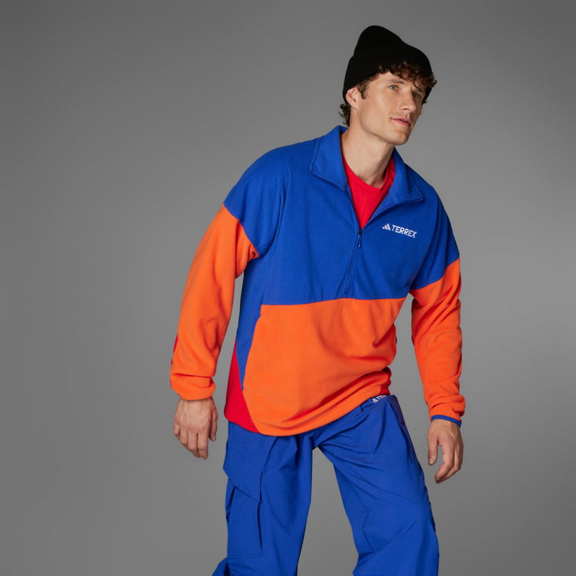 Džemper adidas Performance Terrex Multi Climawarm Fleece Jacket Plava | JC9609