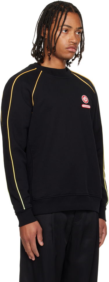 Dukserice Casablanca Gradient Piping Raglan Sweatshirt Crna | M-AW25-JTP-437-01, 1