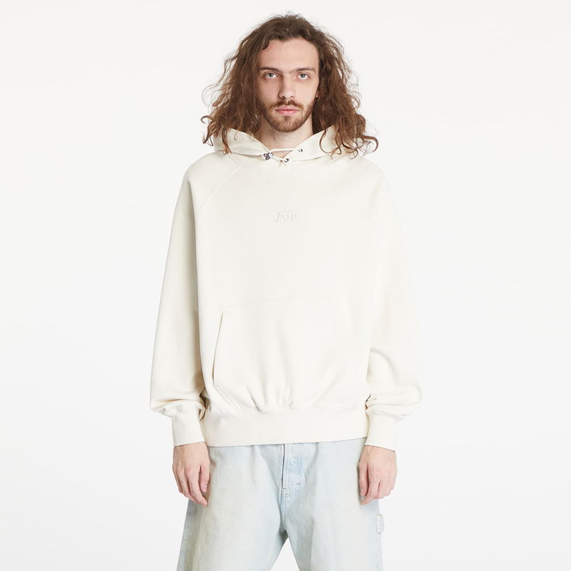 Dukserice Vans LX Premium Fleece Hoodie Turtle Dove Bijela | VN000GZ189F1