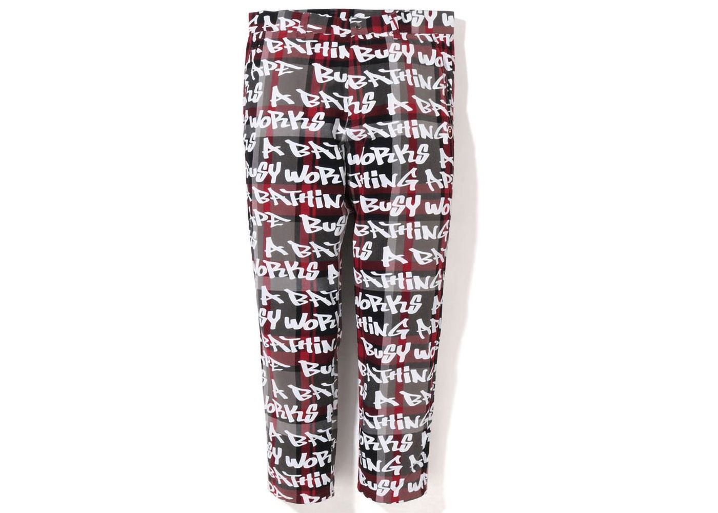 Trenirka BAPE Graffiti Check One Point Relaxed Fit Pants Višebojno | 1I80-152-015, 0