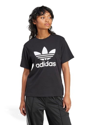 Majica kratkih rukava adidas Originals Trefoil Regular T-Shirt Crna | IR9533