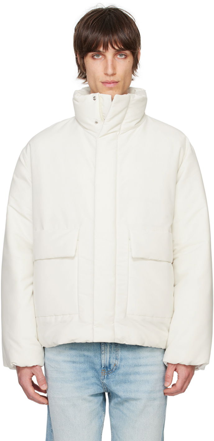 Pernata jakna BOSS Taffeta Down Jacket Bijela | 50521454