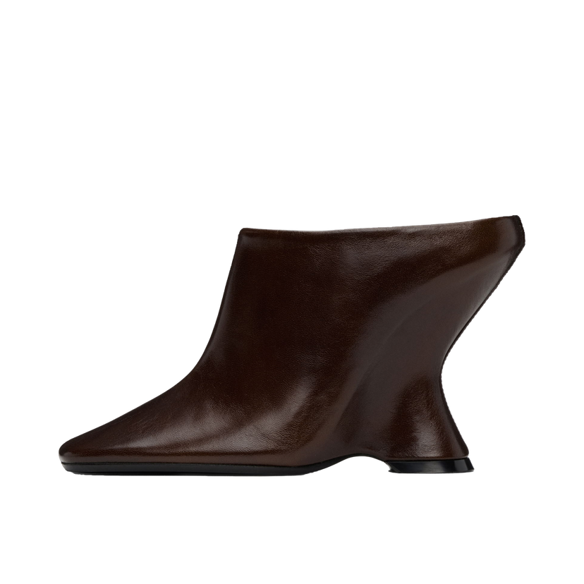 Tenisice i cipele Dries Van Noten Leather Wedge Mules Smeđa | WS242-1408-103