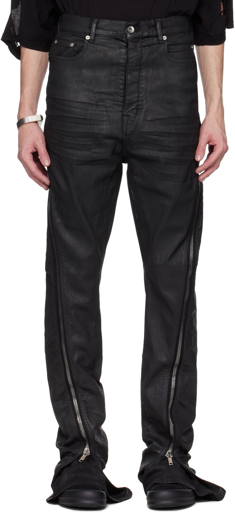 Jeans Rick Owens Rick Owens DRKSHDW Hollywood Bolan Banana Jeans Crna | DU01E3363 SBW