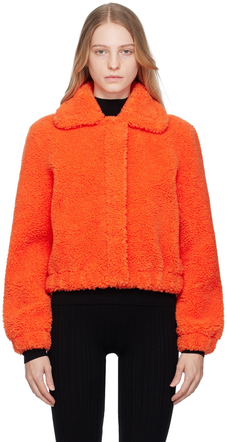Jakna Moschino Jeans Zip Jacket Narančasta | 605 8717