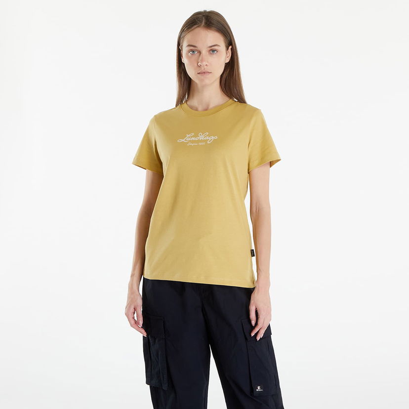 Majica kratkih rukava Lundhags Lundhags Jarpen Logo T-Shirt Žuta | 44318-24-50700
