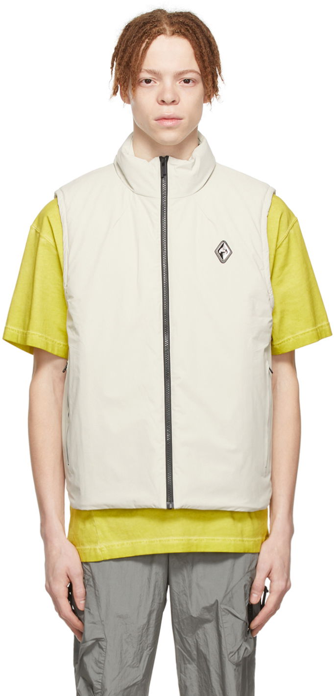 Prsluk A-COLD-WALL* Light Insulated Nylon Vest Bijela | ACWMO092