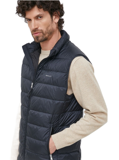 Prsluk GANT Light Down Gilet Tamnoplava | 7006299