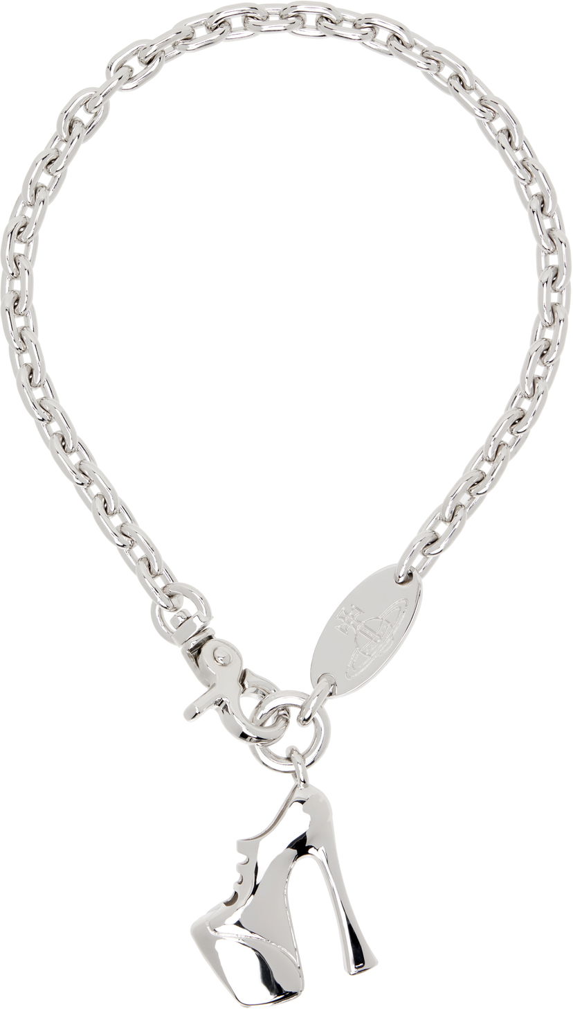 Ogrlica Vivienne Westwood Vivienne Westwood Alienor Chain Shoe Pendant Necklace Metalik | 6301013O-02P019-