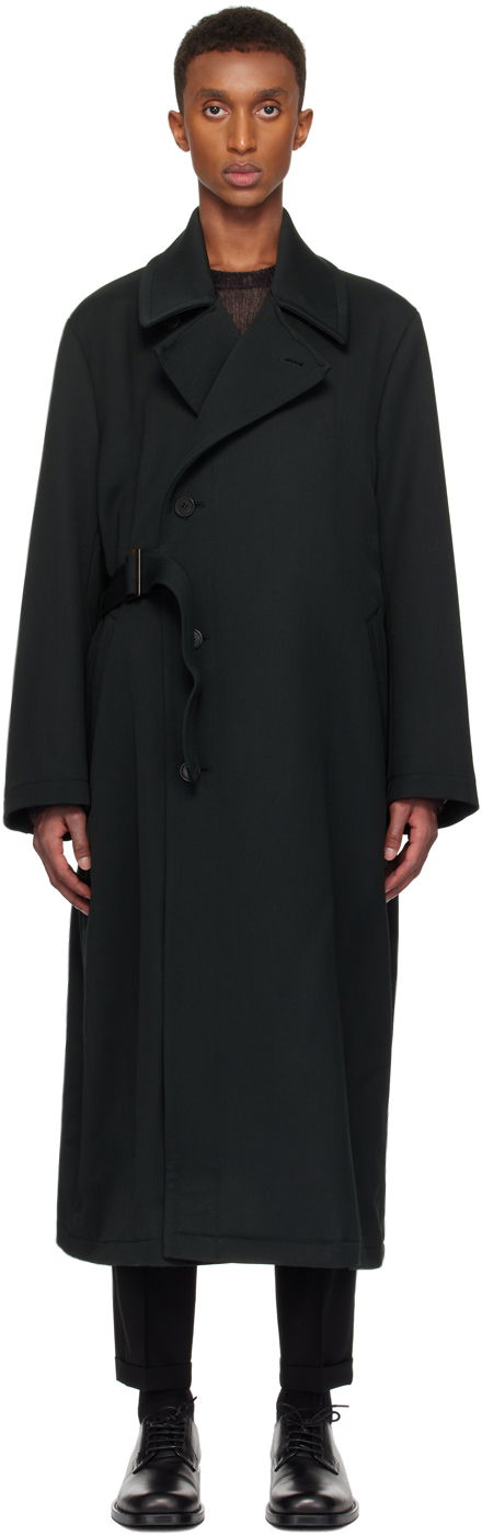 Kaputi Paul Smith Paul Smith Wool-Blend Twill Coat Zelena | M1R-145Z-N02492-37
