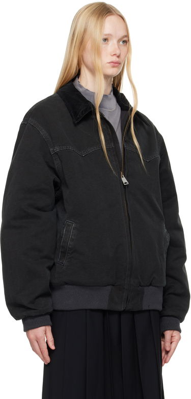 Jakna Maison Margiela Maison Margiela Yoke Caban Bomber Jacket Crna | S50AM0640 M35255, 4