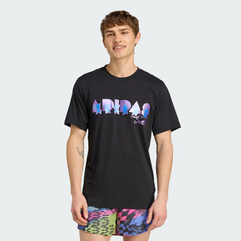 Majica kratkih rukava adidas Performance adidas x Jeremy Scott Graphic Tee Crna | JL7620