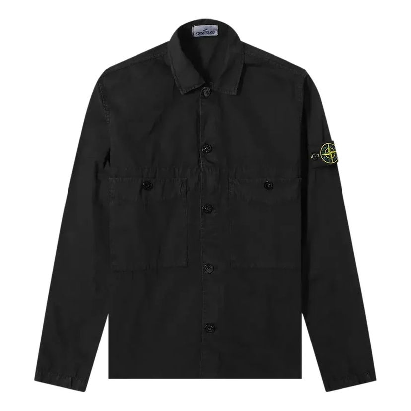 Košulja Stone Island Two Pocket Overshirt Crna | 7415110WN-V0129