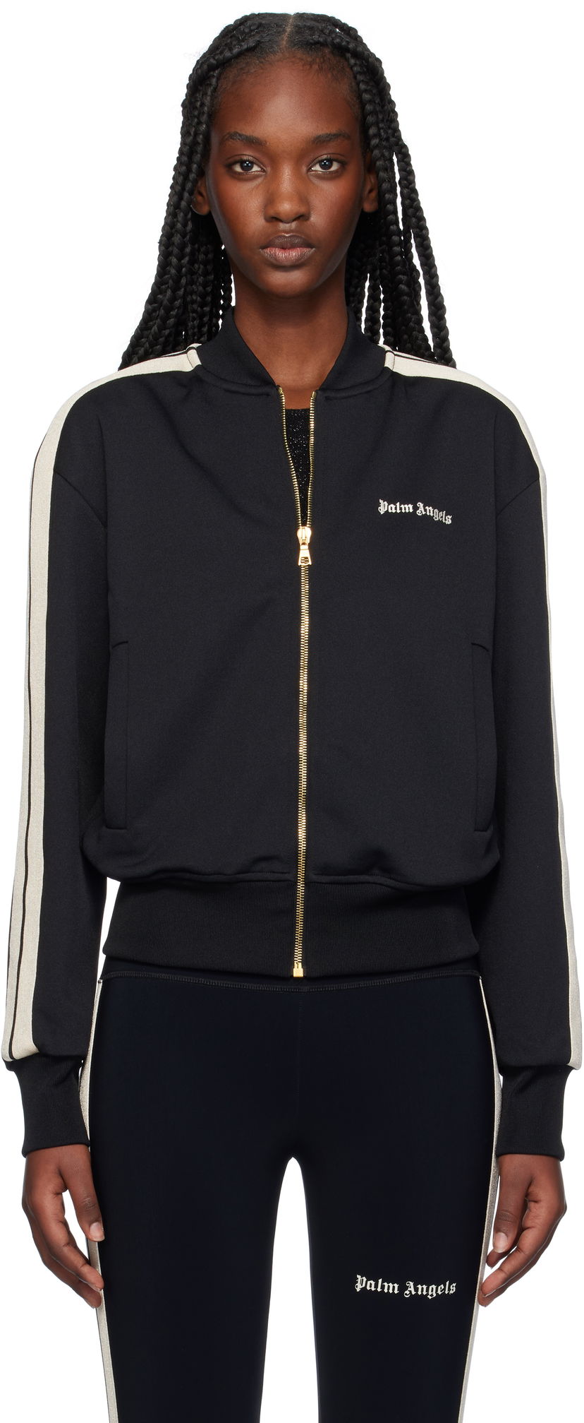 Bomber jakna Palm Angels Track Bomber Crna | PWBD050C99FAB0011003