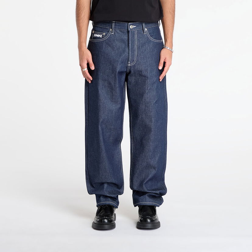 Jeans Awake NY Wide Leg Raw Denim Jeans 32 Plava | AWK-FW25-PA001-INDIG