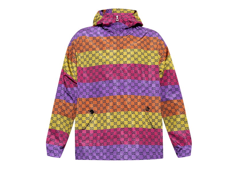 Jakna Gucci GG Print Hooded Jacket Multi Višebojno | 701821 ZAJO5 5907