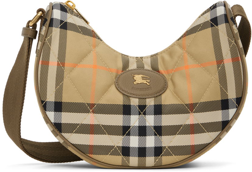 Torba za rame Burberry Burberry Horseshoe Crossbody Bag Bež | 8111308