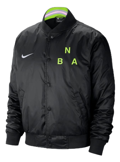 Bomber jakna Nike NBA Team 31 Courtside Lightweight Jacket Crna | DR9074-010