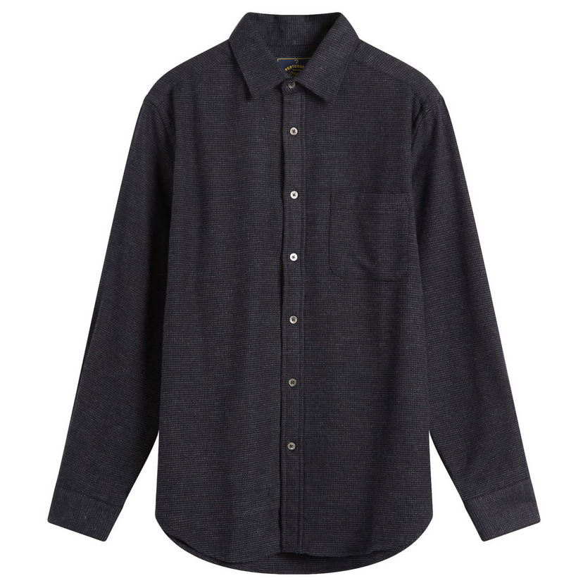 Košulja Portuguese Flannel Sounds Micro Check Shirt, Size Small Crna | AW25069-GRY