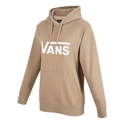 Dukserice Vans Logo Print Hoodie Bež | VN0A4MM9YEH
