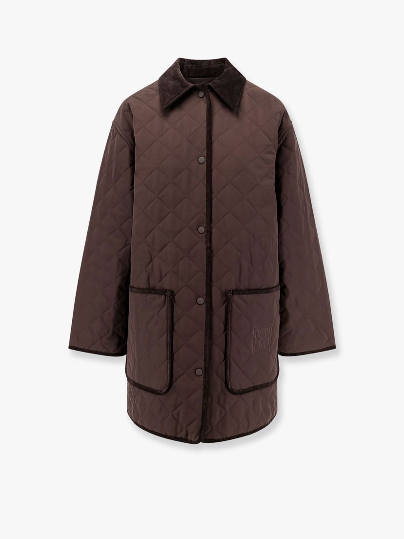 Pernata jakna TOTEME Quilted Jacket by Toteme Smeđa | 241WRO1022FB0169040