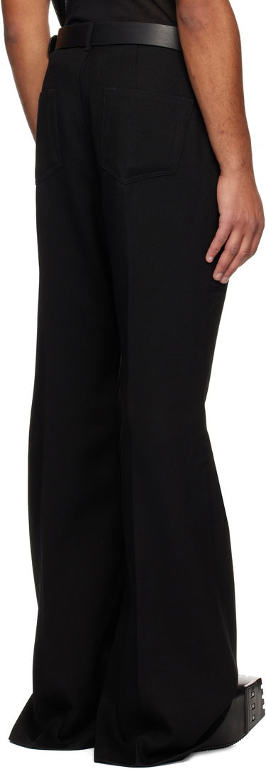 Hlače Rick Owens Concordians Bolan Flared Trousers Crna | RR02E1335 WD, 2