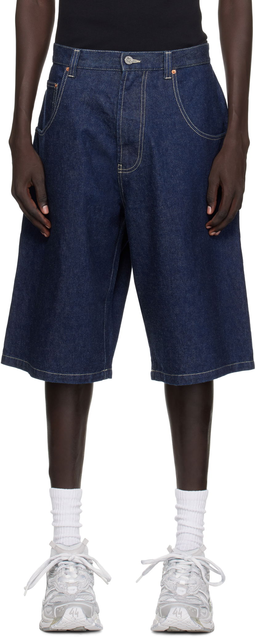 Kratke hlače VETEMENTS Vetements Hip-Hop Denim Shorts Plava | UH76DP125N