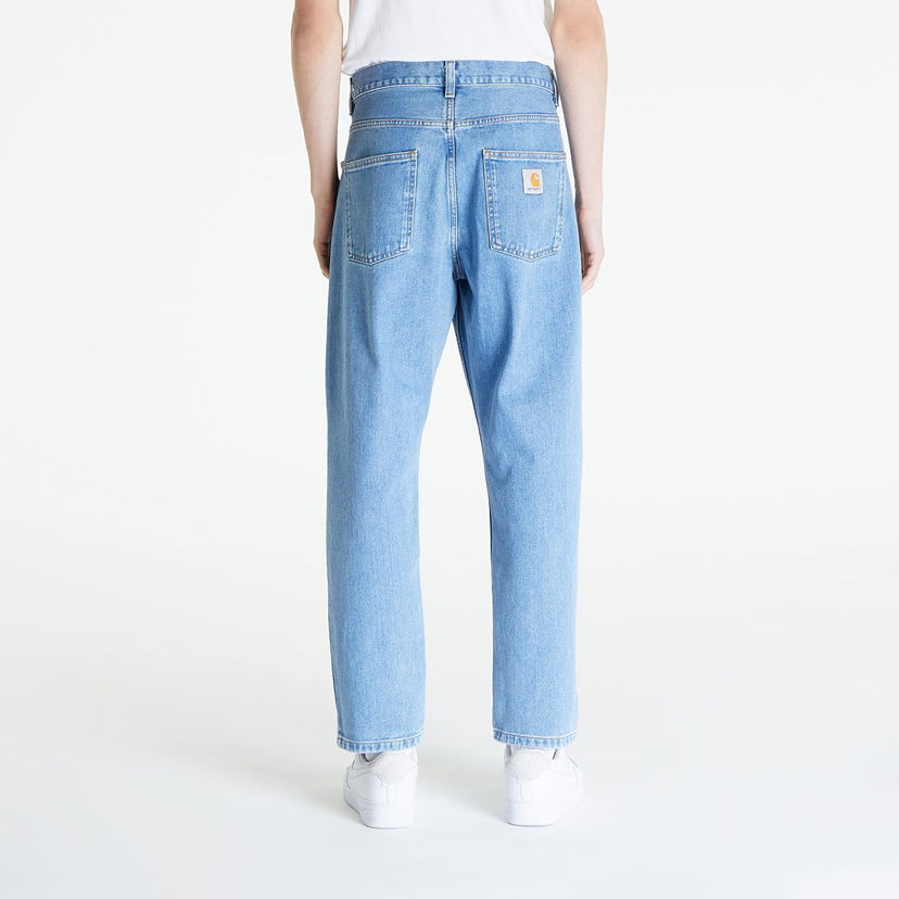 Hlače i traperice Carhartt WIP Newel Pant Blue (Stone Bleached) Plava | I029208_01_12