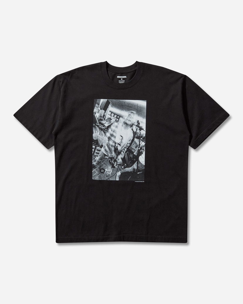 Majica kratkih rukava Neighborhood Charles Peterson SS-5 Graphic Print T-Shirt Crna | 252PCNH-ST14S BLACK