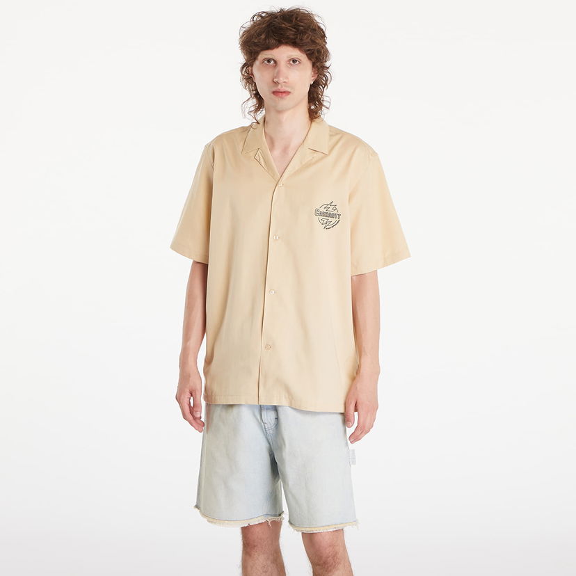 Košulja Carhartt WIP Short Sleeve Ablaze Shirt UNISEX Bež | I033690.2BKXX