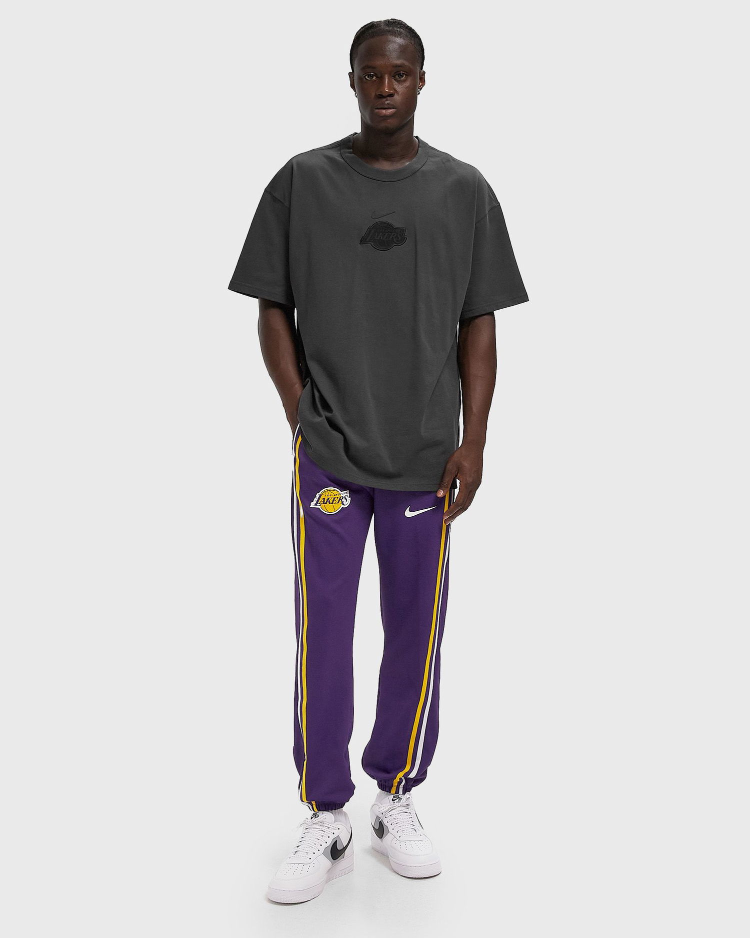 Trenirka Nike Los Angeles Lakers Zone Pant Ljubičasta | HM6910-504, 1