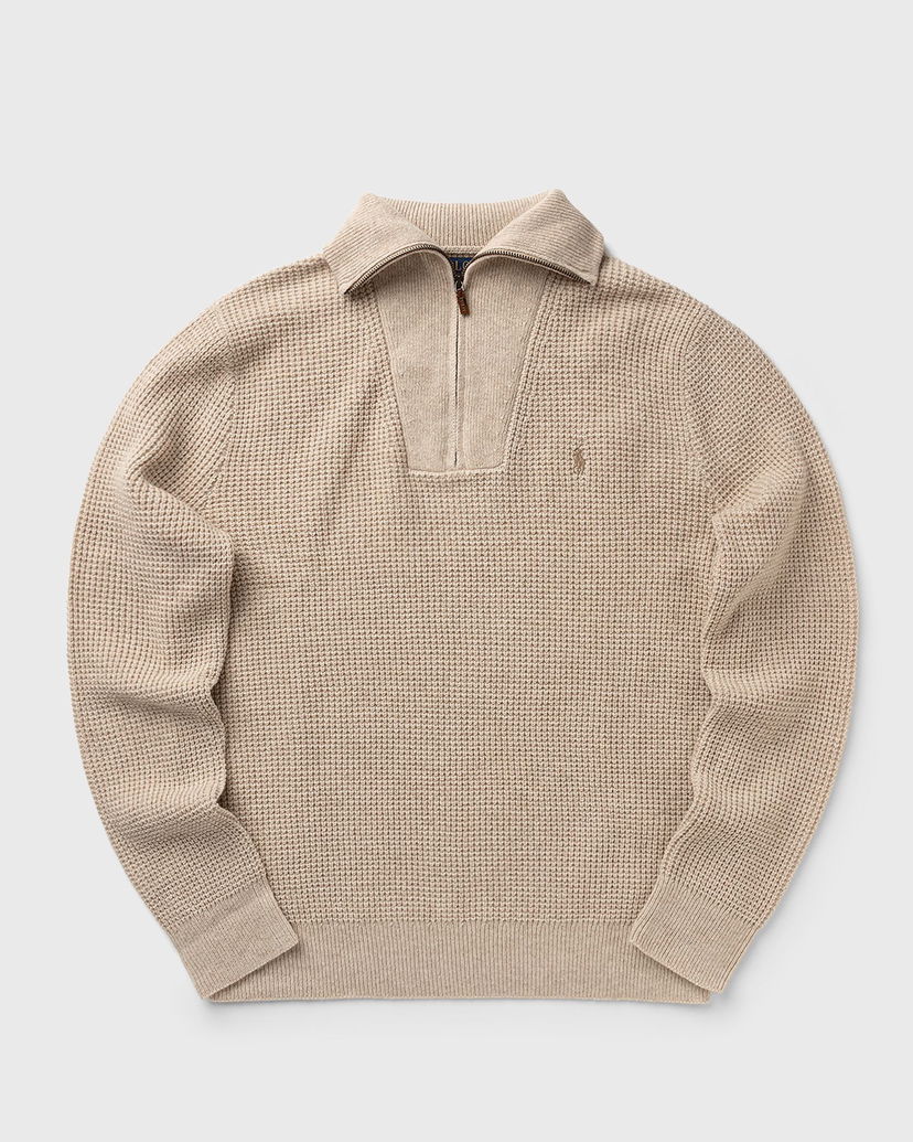 Džemper Polo by Ralph Lauren Long Sleeve Waffle Knit Pullover Bež | 710941101004