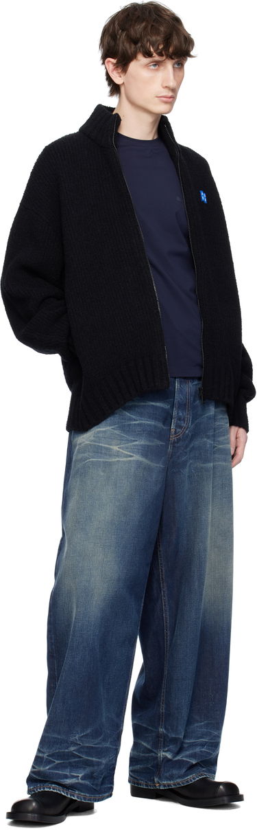 Džemper ADER ERROR ADER error Sig; TRS Tag Knit Zip-Up Track Jacket Crna | BO42FYKT0703BK, 3