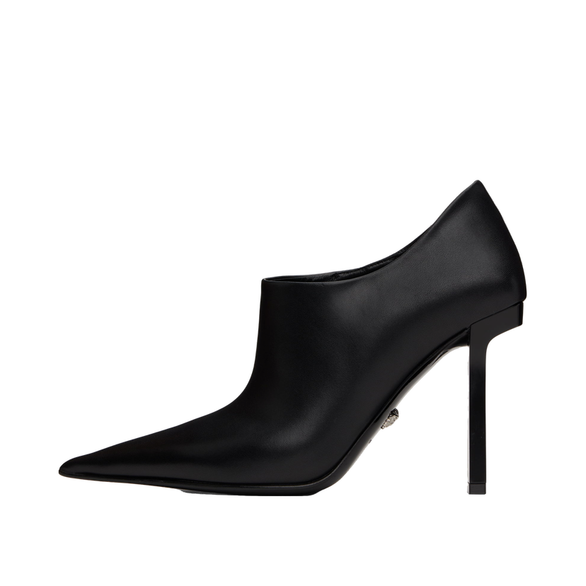 Tenisice i cipele Versace Black Leather Pointed Toe Ankle Boots Crna | 1017822_DVT2P