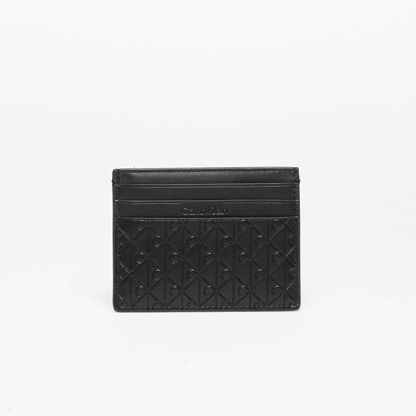 Novčanik CALVIN KLEIN Calvin Klein Embossed Emblem Cardholder Crna | LV04D1128G UB1