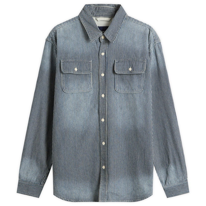 Košulja thisisneverthat Hickory Denim Shirt Plava | TN253WSHTL05-IND