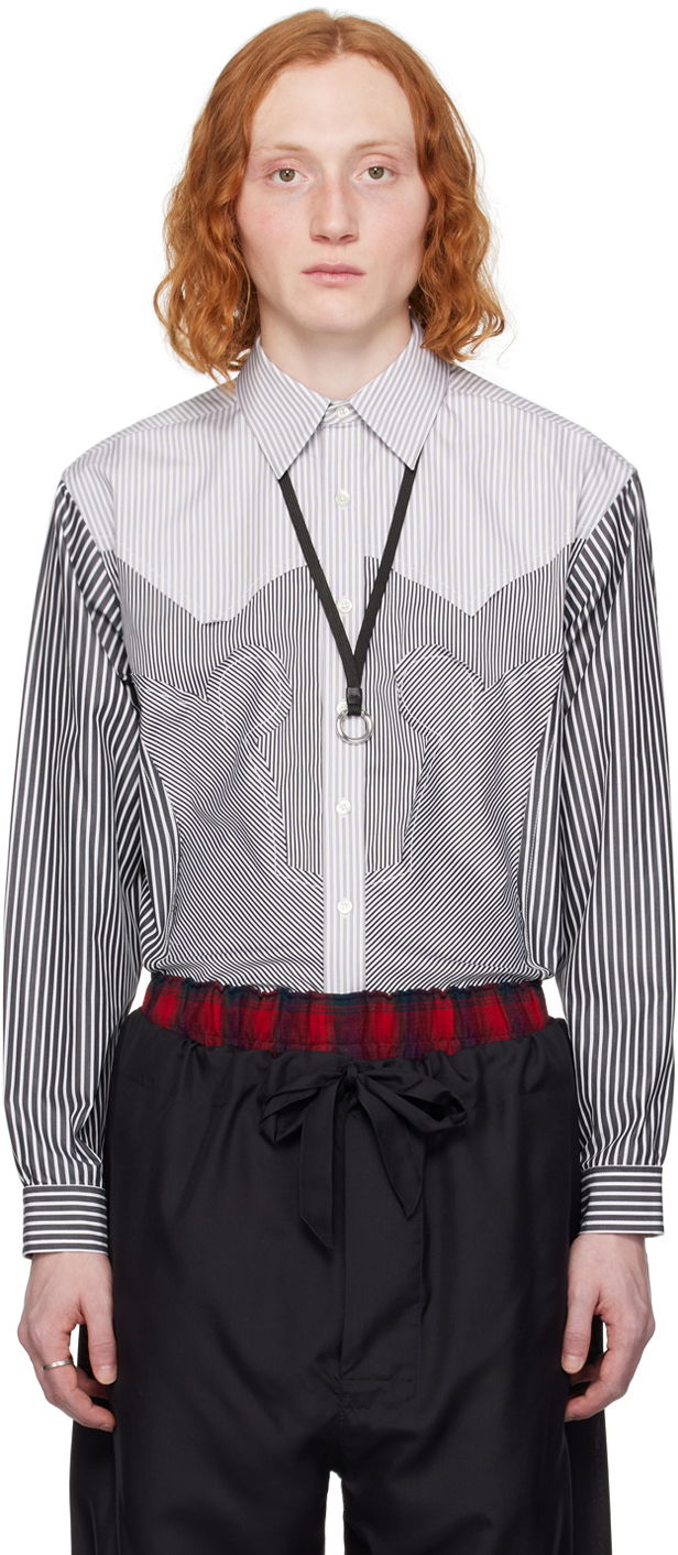 Košulja Maison Margiela Patchwork Shirt Crna | S50DT0029 STZ129