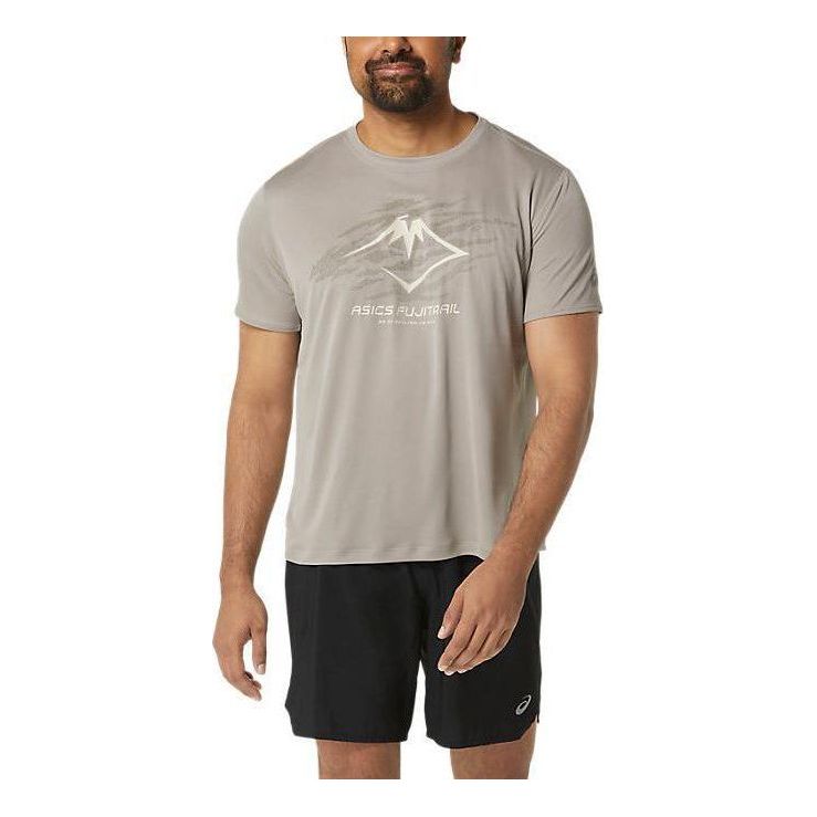Majica kratkih rukava Asics Fujitrail Logo Graphic Tee Siva | 2011C981-250