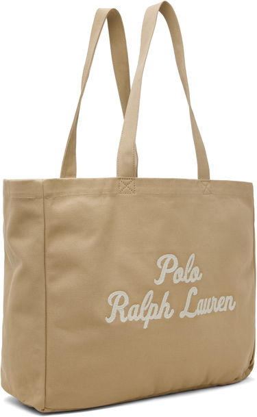 Tote bag Polo by Ralph Lauren Ralph Lauren Embroidered Canvas Tote Bag Bež | 405962436002, 1