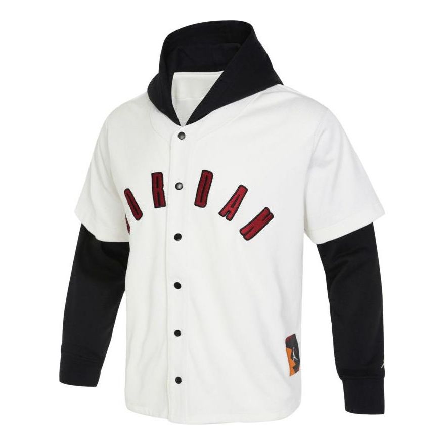 Košulja Jordan Jordan Flight MVP Men's Baseball Hoodie Bijela | FB7035-133, 0