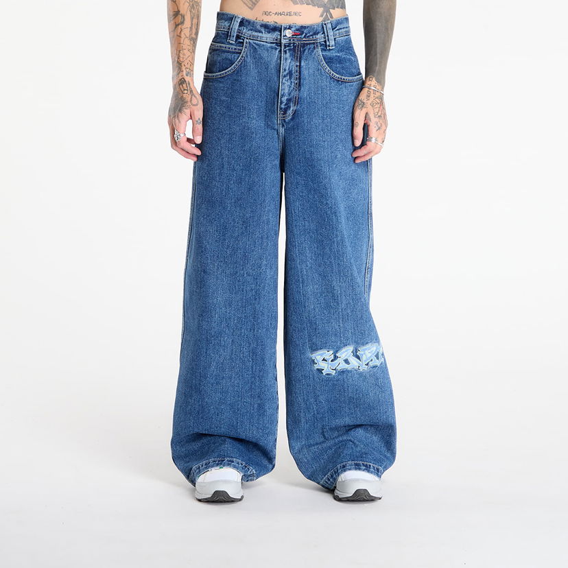 Jeans RIPNDIP RIPNDIP Ace Ultra Wide Leg Pants Plava | RNDFALL25110
