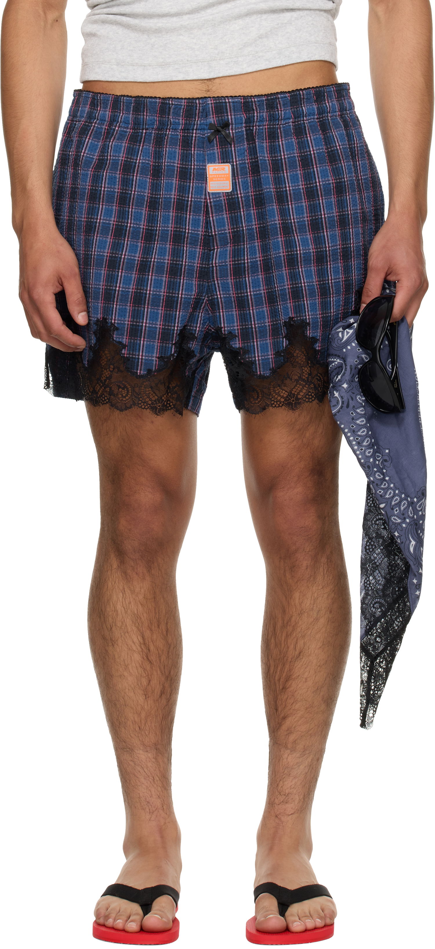 Bokserice Martine Rose Martine Rose Exclusive Knickers Shorts Plava | 833WS28527, 0